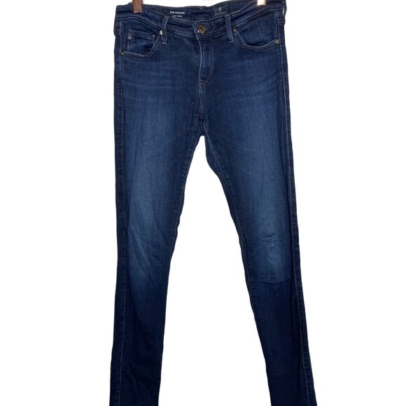 AG Adriano Goldschmied The Leggings Size 27 Super Skinny Jeans Dark Wash - Picture 2 of 11